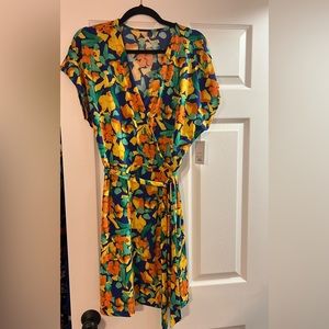 NWT Nine West faux wrap dress